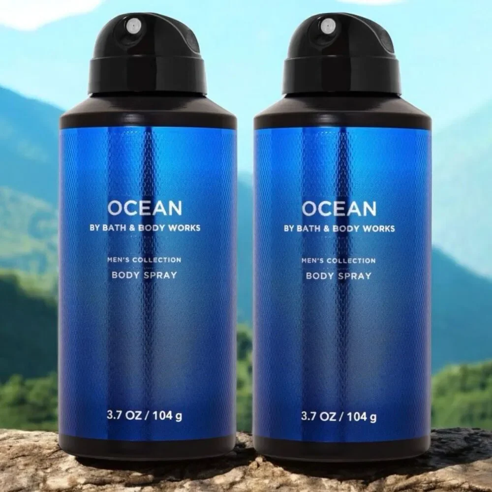 Bath & Body Works Lot of 2 OCEAN Men’s Collection Body Spray Cypress Vetiver Air
